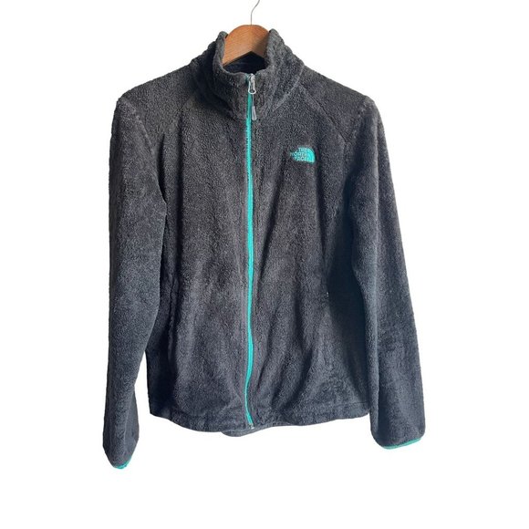 The North Face Jackets & Blazers - The North Face Black Teddy Fleece Full Zip High Neck Jacket Women's Size Medium